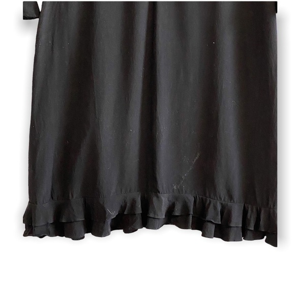 Vintage Gucci Ruffle Trim Washed Silk Dress - Picture 9 of 12